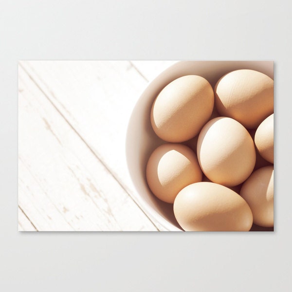 rustic photography farmhouse buff whitewash fresh eggs  brown egg photo kitchen art chef foodie - 8x12 photograph home decor "Brown Eggs"