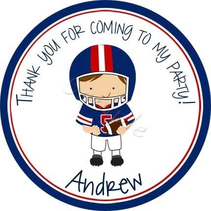 Are You Ready For Some Football Personalized Stickers - Party Favor Labels, Birthday Stickers, Sports, Superbowl Party - Choice of Size