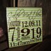 Personalized Birth Announcement Block-Boy- click for more color options