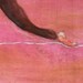Art print girls portrait painting pink wall art Tender Mercies