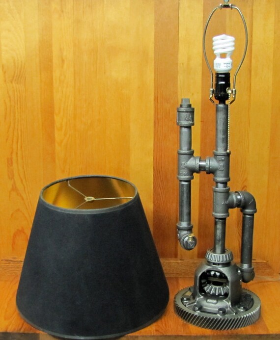 Steampunk Table Lamp OOAK