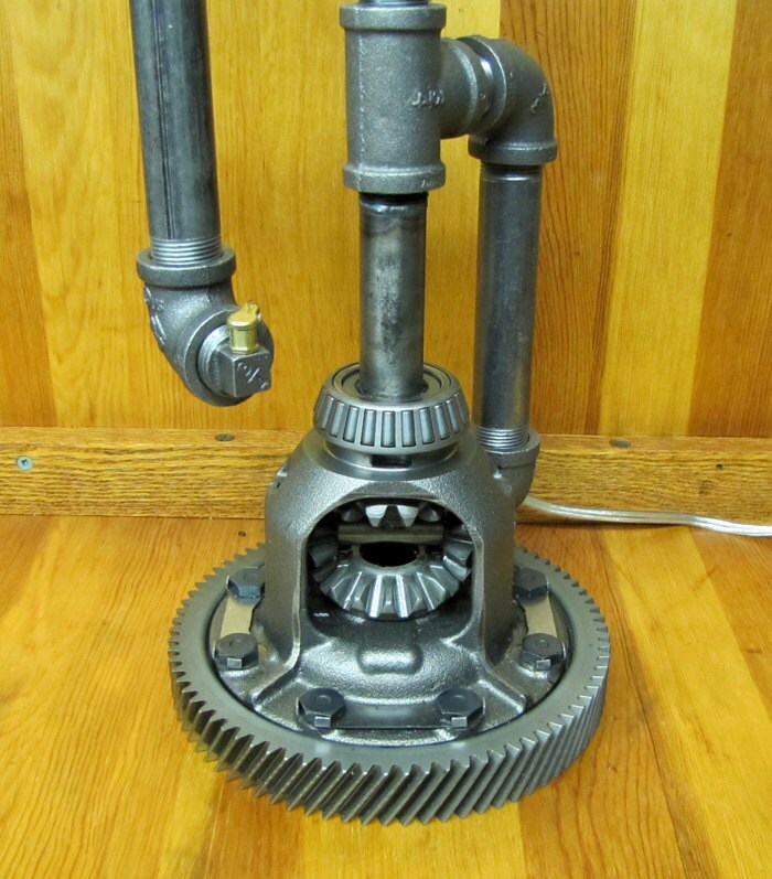 Steampunk Table Lamp OOAK