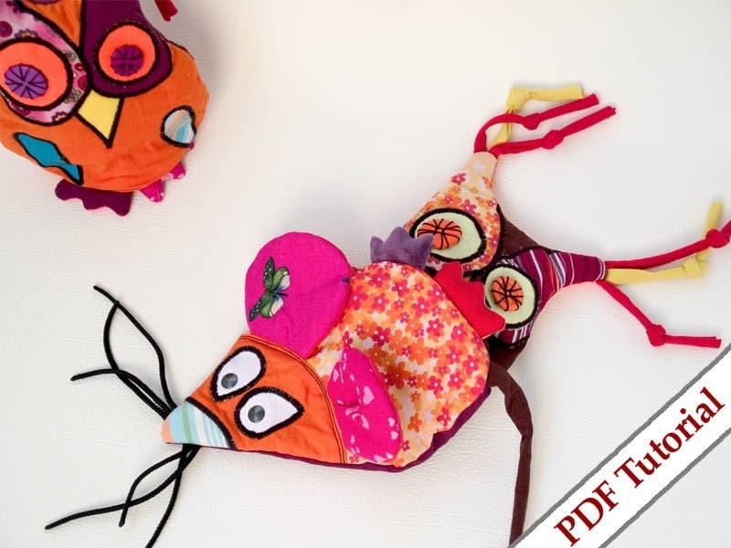 FLIP DOLL Owl and Mouse