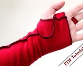 Flees mittens / SEWING pdf. pattern