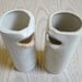 Quirky ceramic cylinder mouth vase