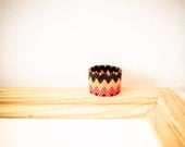 Africa Tribal geometric zig zag pattern band ring. Custom ring Holiday gift idea