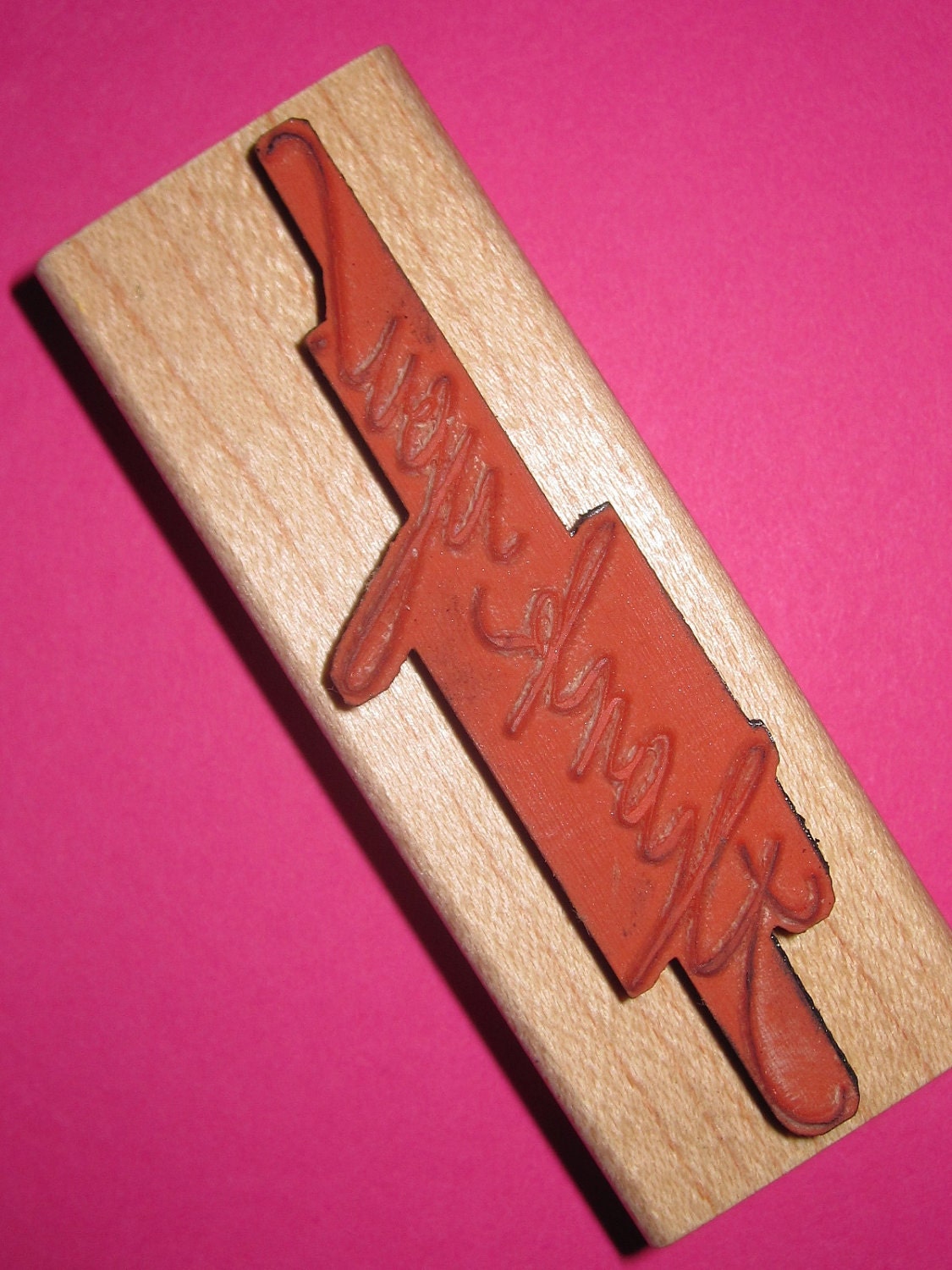 Calligraphy Stamp-thank you.