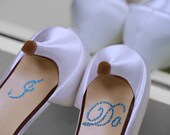 I DO Shoe Stickers in BLUE I Do Wedding Shoe Stickers - Blue I Do Wedding Shoe Appliques - I Do Shoe Stickers for your Bridal Shoes