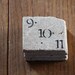 Personalized Coaster Set Special Date Birthday Natural Tumbled Marble Rustic Home Decor - Anniversary Custom Hand Painted Wedding Gift