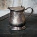 Vintage Oneida Silverplate Creamer with Lid - Shabby Chic Home Decor, Serving, Collectibles, Silver Housewares