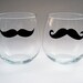 As Seen In London Times - Stemless Wine Glasses - set of 4