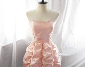 Classic Puff Bubble Tiered Bridal Marie Antoinette Alice in the Wonderland Jane Austen Shabby Chic Vintage Dress