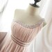 Angel Pink Prom Long Evening Cocktail Dress Princess Carrie Luxe Goddess Rose Tea Blush Champagne Bijoux Romanticl Marie Antoinette Gown
