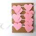 Heart Garland, 4 ft. - Light Pink, Valentine's Day, Girlie, Cute, Soft, Love, Decoration, String, Ribbon, Simple, Party Decor, Pretty