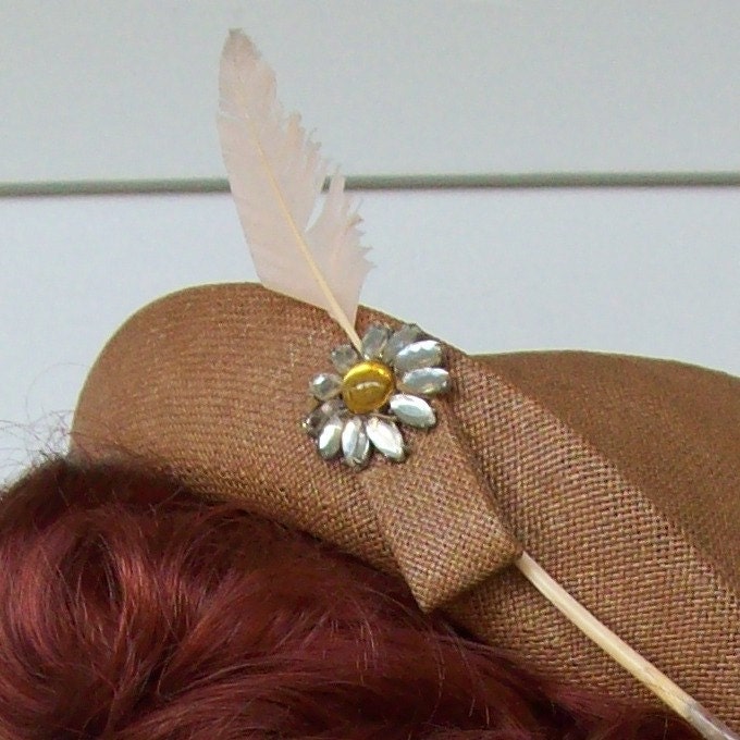 1940s Straw Hat ... Finely Woven By Edette Exclusives New York Paris