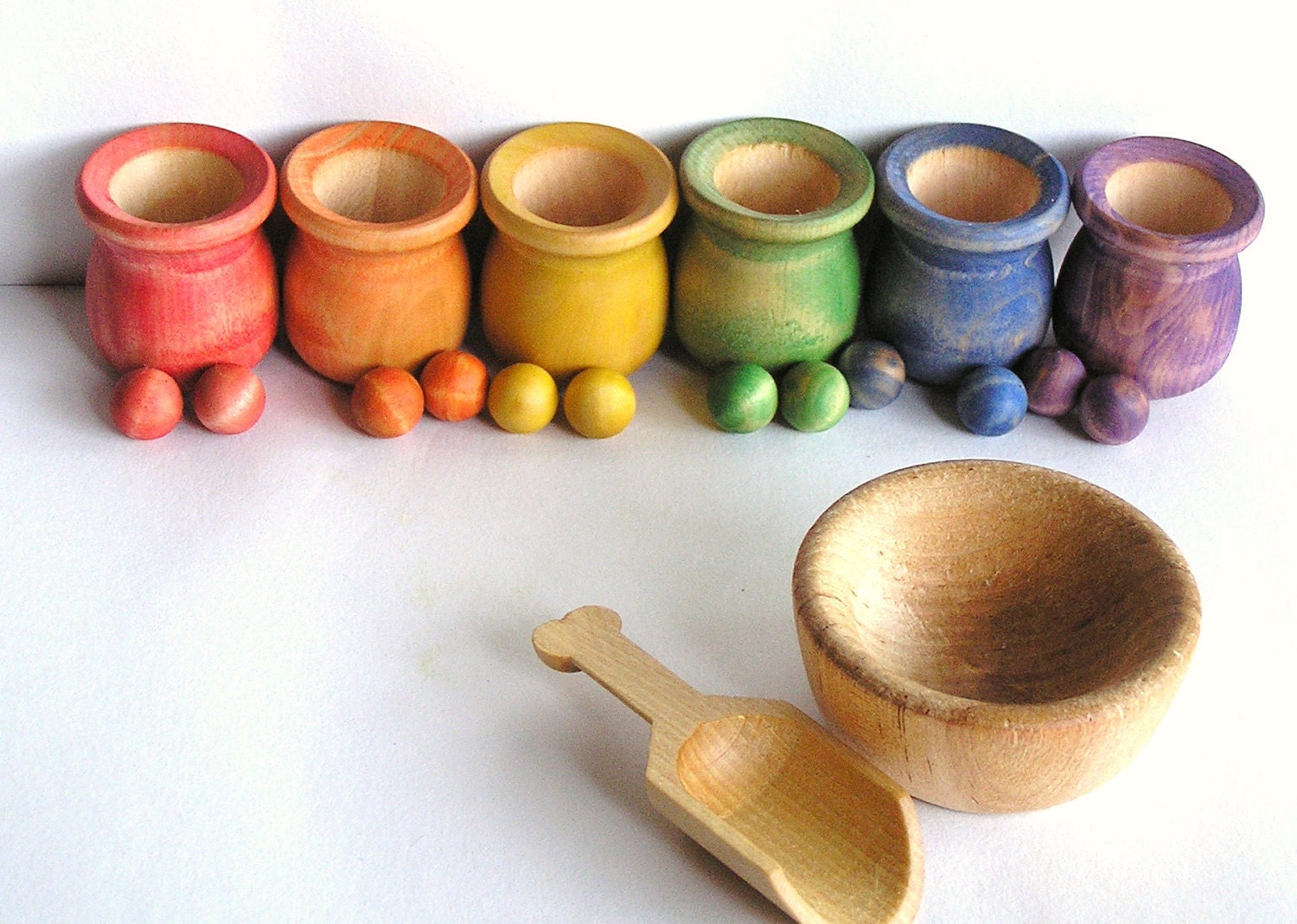 SCOOP & SORT Colors Wood Set