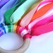Wooden -Waldorf- Kids -Toy-Natural Wood- FLY ME Hand Kite- Over the Rainbow-  Waldorf Toy