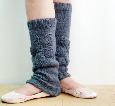 Knitting PDF PATTERN Ballet Yoga Dancer Leg warmers 13