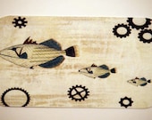 Fish Steampunk Tag Cutout
