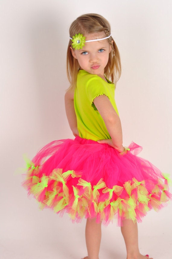 Custom Made Sewn Petti Tutu ... You Choose The Colors...Xsmall to Large