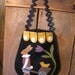 Easter Wool Applique Ditty Bag Peter Rabbit and Peep Brenda Gervais