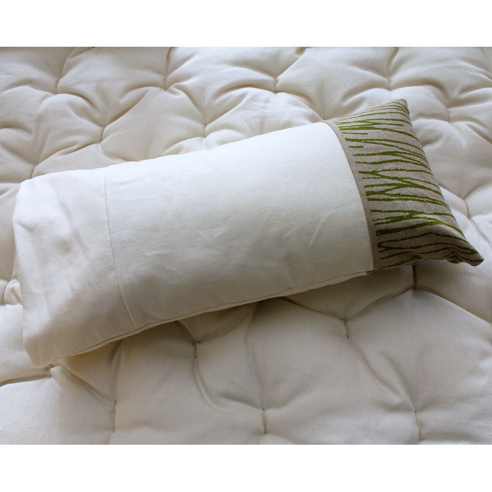 Organic wool filled Nursing Pillow with cover