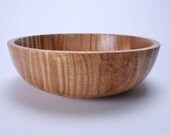 Flame Birdseye Quilted Maple Wooden Bowl 564