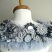 Freeform, Fiberart Crochet Capelet,  By CrochetLab, wearableart
