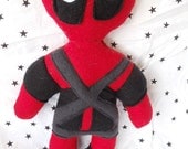 deadpool marvel inspired soft action figure doll