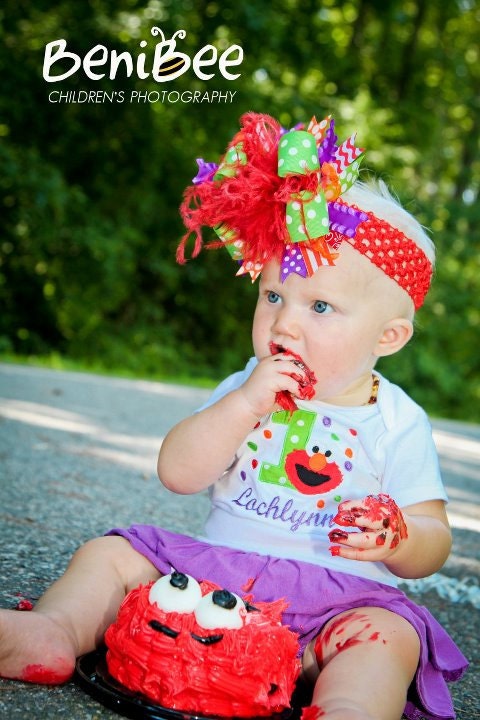 Elmo Birthday - Elmo Tutu - Elmo Petti Tutu Outfit - w/Child's Name