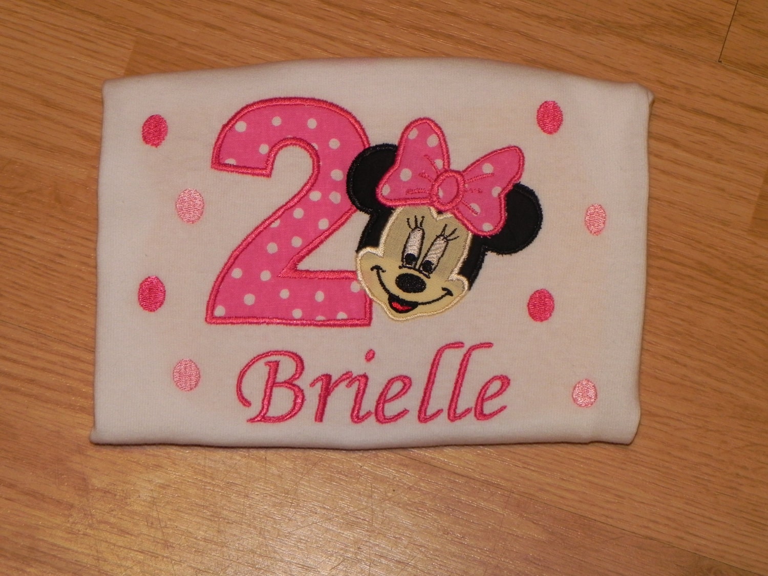 Minnie Mouse 2nd Birthday w/Child's Name