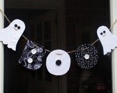 Halloween decorations, BOO garland, sign, banner, party decorations, recycled decorations Il_170x135