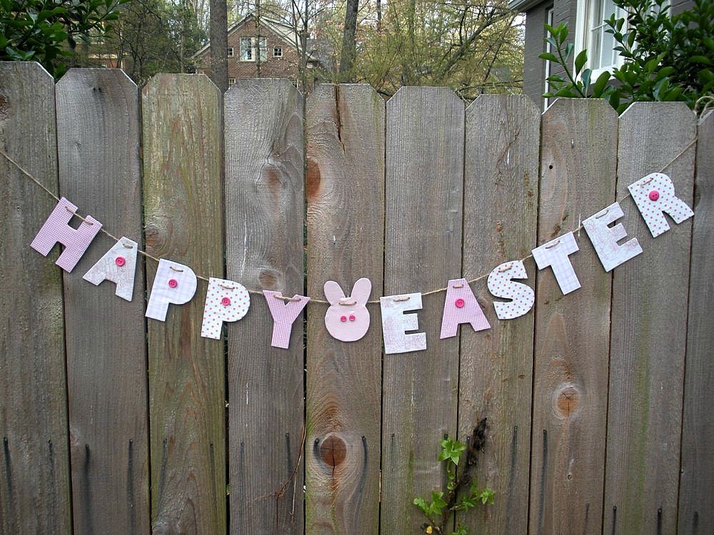 Happy Easter garland, party decorations, Easter decorations Il_170x135