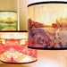 Buddleia of Suburbia - Handmade Lampshade with original digital artwork. 30cm diameter (See other listings for more sizes)