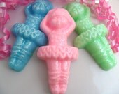 BALLERINA SOAP - Gift Set 3 Soaps - Birthday Party Favor - Baby Shower Favor - Dance Recital Favor