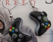 Black Xbox 360 Controller Earrings