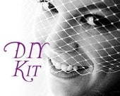 DIY Glamorous Birdcage Veil Kit - Couture Quality Materials
