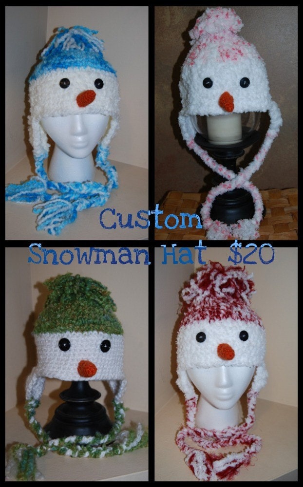Custom Snowman hats