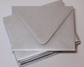 Metallic Silver Envelopes size A2 quantity 25