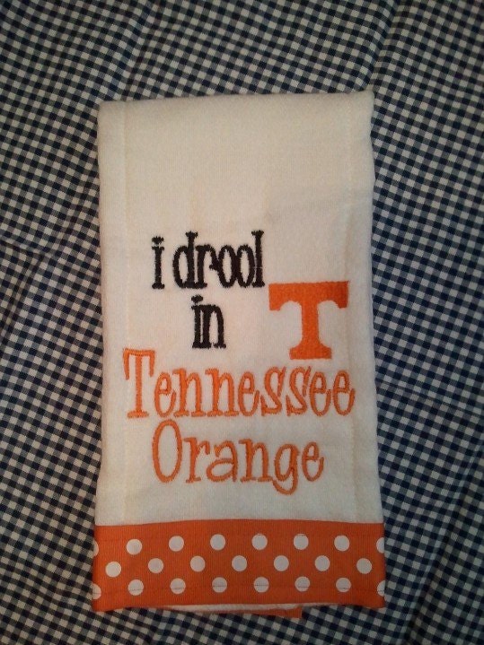 Tennessee Vols Baby Burp Cloth