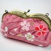 Sakura Glasses Case - Cotton Fabric with Metal Frame