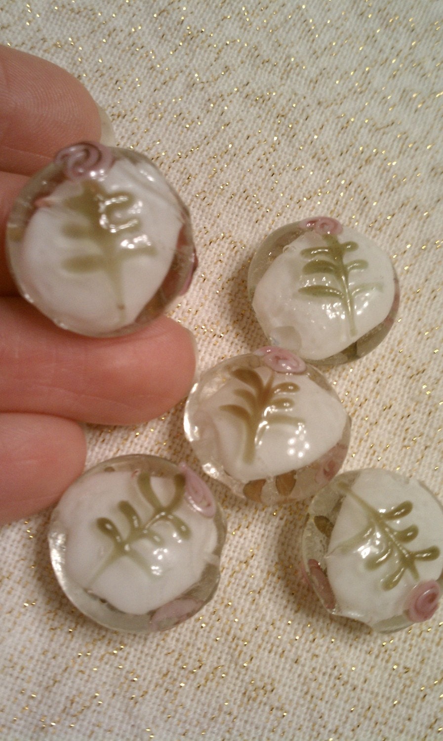 Large Lampwork Beads (5)