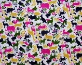 Animal silhouette fabric