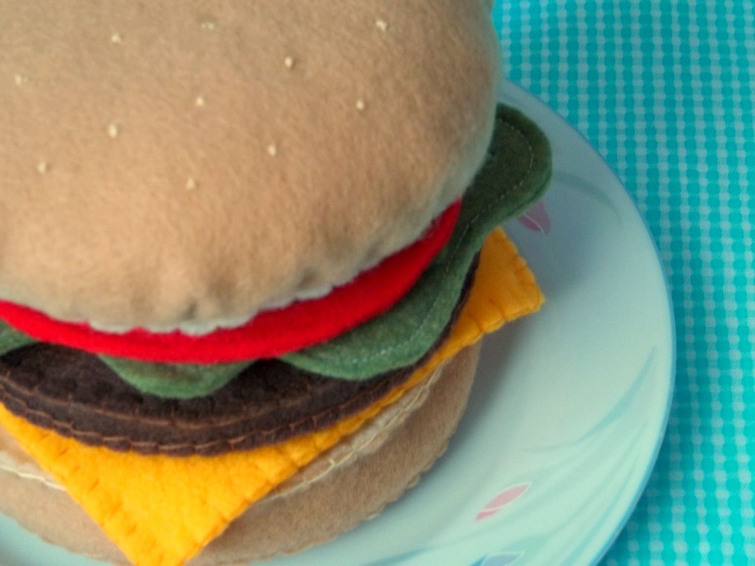 felt hamburger