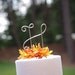 Custom Wire Initial Wedding Cake Topper / Monogram / 5 in high / for Wedding, Anniversary, Birthday Party / Any Letter Available /