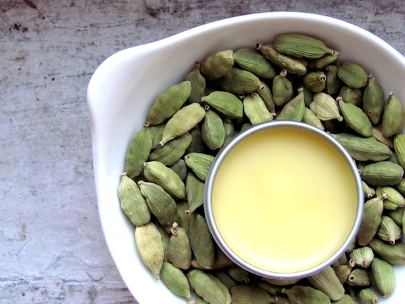 Simple Cardamom Lip Balm - organic coconut, sesame, beeswax