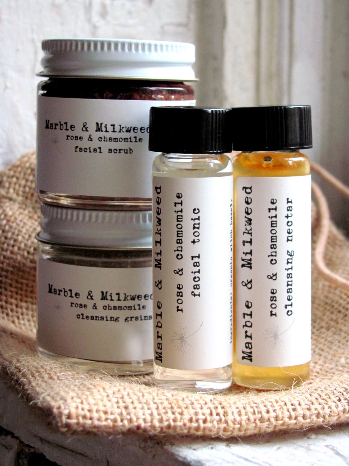 MINI Rose & Chamomile Facial Set