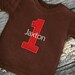 Personalized Birthday T-Shirt or Onesie Bodysuit to Coordinate with Birthday Party Sets - Add On to Birthday Set or Hat Purchase