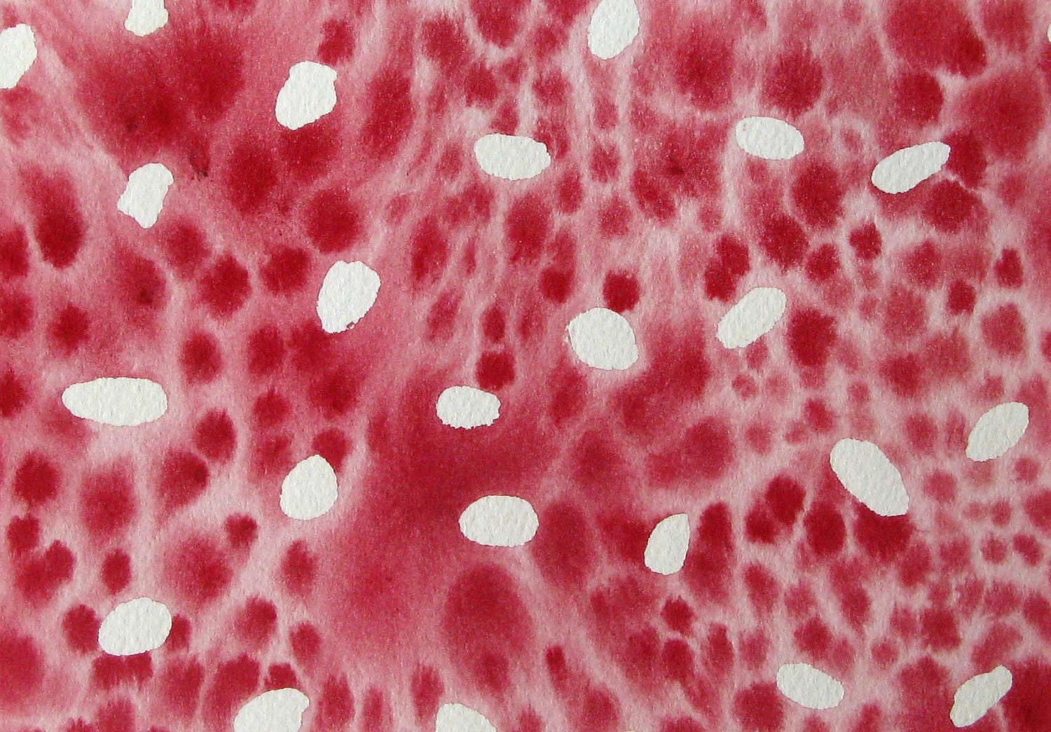 The Source - original watercolor painting of bone marrow