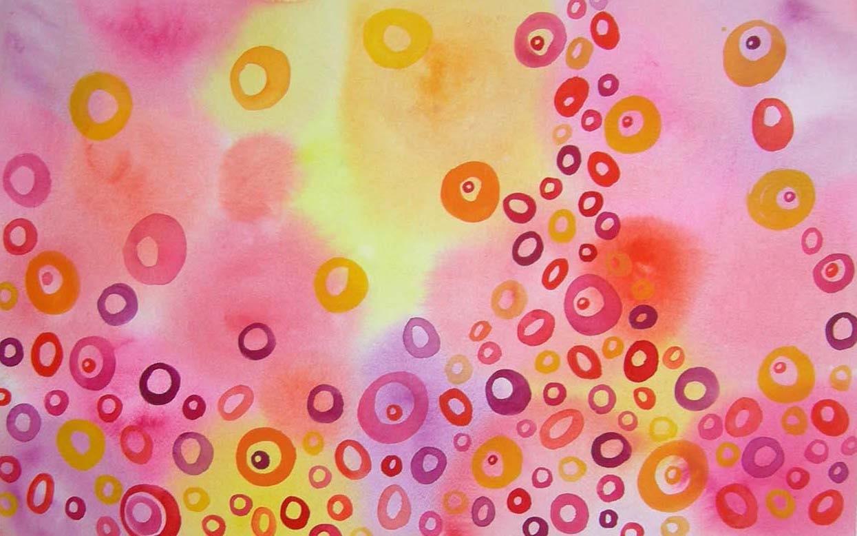 Ballooniverse - original watercolor painting